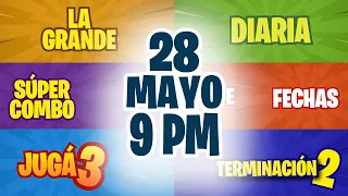 Sorteo 9 PM Loto Diaria, Fechas, Jugá 3 y Súper Combo Viernes 28 de Mayo de 2021 | Nicaragua