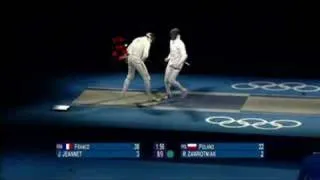 France vs Poland - Fencing - Men's Team Epee - Beijing 2008 Summer Olympic Games