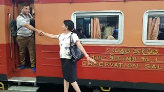 Train in Sri Lanka Hindi - Colombo to Kandy Observation Saloon