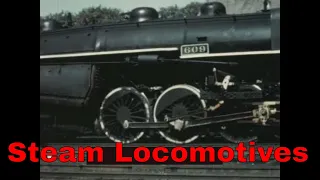 1940s STEAM LOCOMOTIVE FOOTAGE  BALTIMORE & OHIO RAILROAD  DELAWARE & HUDSON TRAINS  XD42464