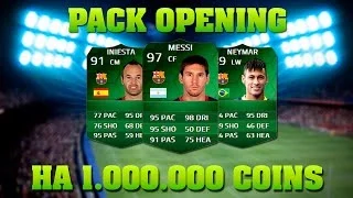 1 000 000 COINS PACK OPENING (iMotm in pack!!)