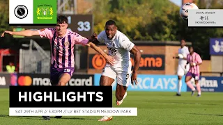 HIGHLIGHTS | Boreham Wood v Yeovil Town | 29th April 2023