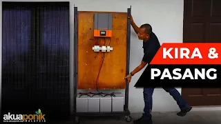 Cara KIRA & PASANG Sistem Solar Hybrid 12V | Pemilihan PERALATAN & KESILAPAN Dalam DIY Solar