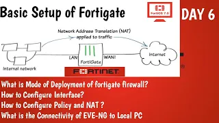 Basic Fortigate Configuration | Beginners tutorial | DAY 6 | Fortinet NSE4 Training | 2021