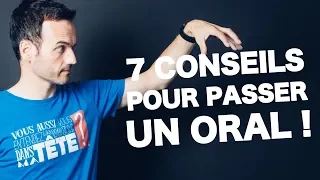 7 conseils importants pour réussir vos examens Oraux