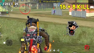 Duo vs Squad Total 24 Kill Ajjubhai and Amitbhai Must Watch Gameplay - Garena Free Fire