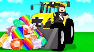 MAM NAJLEPSZĄ KOPARKĘ I WYKOPUJE DIAMENTY ZA 999999999$ w ROBLOX! (Stone Miner Simulator)