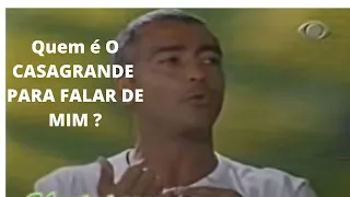 Romário Detona Humilha Casagrande ao vivo entrevista Kajuru