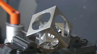 Making a cube in a cube with a CNC mill (Turners Cube)