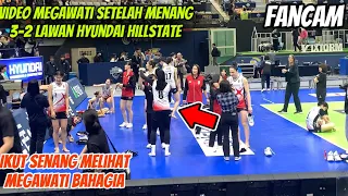 VIDEO MEGAWATI SETELAH PERTANDINGAN LAWAN HYUNDAI HILLSTATE || RED SPARKS MENANG 3-2