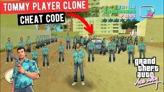 GTA Vice City Tommy Clone Cheat Code (MOD) || 1000+Tommy Cloned In GTA Vice City