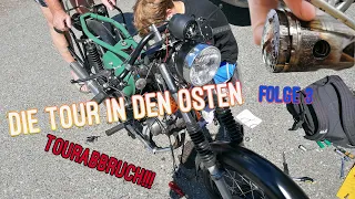 Die TOUR IN DEN OSTEN + 2 Motorschäden / TOURABBRUCH | Folge 3 | Simson Motovlog