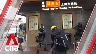 Hong Kong student shot by police: Video shows uninterrupted take of events that led to shooting