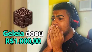 DOANDO R$1.000 PARA STREAMERS PEQUENOS DE MINECRAFT