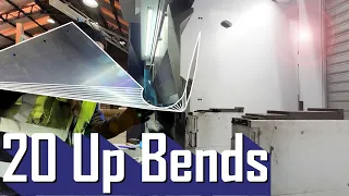 Took 20 Up Bends to Fold this Part | Amazing Process of Sheet Metal folding | Trumpf Trubend 7050