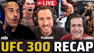 UFC 300 Recap with Jon Anik & Kenny Florian, Longo on Sterling, Alex Pereira, Max Holloway BMF | 482