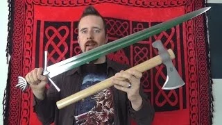 Pros and cons of axes compared to swords