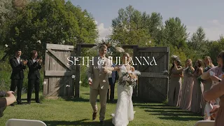 Couple Exchanges Emotional & Heartfelt Vows | Christ Centered Wedding Films | Montana Wedding Films