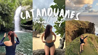 travel vlog l exploring catanduanes, binurong point, beaches, falls, & night life