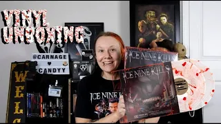 ICE NINE KILLS | Welcome To Horrorwood  "Bloody Raincoat" Vinyl  | Unboxing