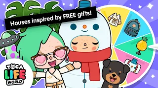 WHEEL OF SPIN-SPIRATION 🎡  | Decorating with FREE gifts in Toca Life World