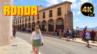 Beautiful Ronda, Spain 2024・#pov 4K walking around the port and promenade・ASMR ・No music