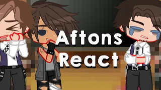 (past) Aftons and Emilys react to «The Entire Fnaf Lore In a Nutshell» // Aftons + Emilys // GCRV