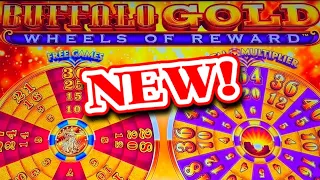 NEW BUFFALO GOLD SLOT MACHINE! Wheels Of Reward!