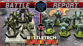 Battletech Alpha Strike Battle Report - Northwind Highlanders VS Flik's Marauders