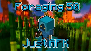 How to get Foraging 50 by AFK | Hypixel Skyblock Foraging 50 afk setup | Foraging Guide Skyblock