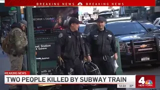 NYC Train Fatally Strikes Two People on Subway Track; MTA Employee Attacked With Hammer | News 4 Now