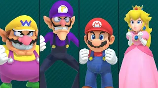 Super Mario Party Megafruit Paradise # 10 Mario vs Waluigi , Wario & Peach