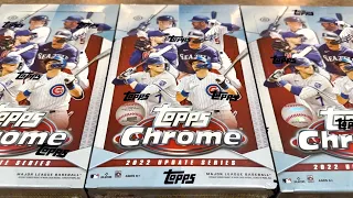 NEW RELEASE!  2022 TOPPS CHROME UPDATE HOBBY BOXES!