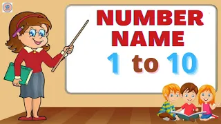 Number Name | Number Name 1 to 10 | Number names with spelling | Numbers Counting with spelling 1-10