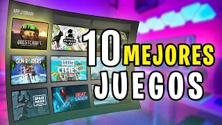 10 MEJORES JUEGOS de REALIDAD VIRTUAL para EMPEZAR 🏆