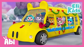 Wheels On The Bus (Christmas Version) | Xmas Song | Eli Kids Nursery Rhymes