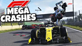 F1 MEGA CRASHES #4