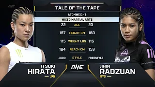 Itsuki Hirata vs. Jihin Radzuan | ONE Championship Full Fight