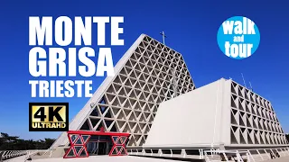 Trieste - Monte Grisa Virtual Walking Tour with Amazing Views - 4K UHD (60 fps)