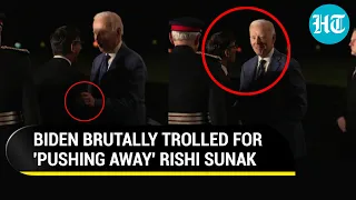 Biden pushed away 'brown guy' Rishi Sunak? Here's the truth behind viral video | Details