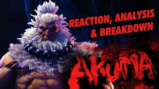 SF6 Akuma Gameplay Trailer Reaction & Bonus Info