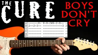 The Cure Boys Don't Cry Guitar Lesson / Guitar Tabs / Guitar Tutorial / Guitar Chords / Guitar Cover