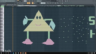 What Dancing Triangle Sounds Like in Midi Art