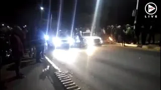 Illegal drag racer crashes into the crowd