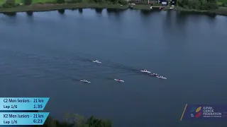 C2 Senior / K2 Juniors Final 21000m | 2023 ICF CANOE MARATHON WORLD CHAMPIONSHIPS VEJEN, Denmark