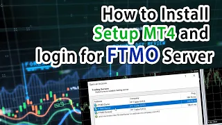 How to Install setup mt4 and login for FTMO Server - Start trading with FTMO Challenge