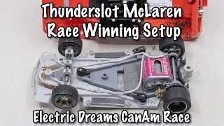 Setup Tips from the Winning Thunderslot McLaren at the Electric Dreams CanAm Race