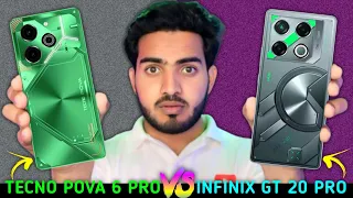 Infinix GT 20 Pro 5G vs Tecno Pova 6 Pro 5G | infinix vs tecno 🔥 Best Smartphone Under ₹25k {HINDI}