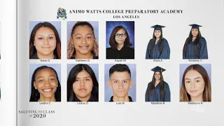 Saluting the Class of 2020 -- Ánimo Watts College Preparatory Academy Academy