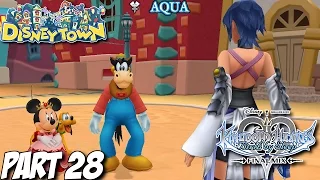 Kingdom Hearts Birth By Sleep Final Mix Part 28 (Aqua) - Disney Town - Playstation 3